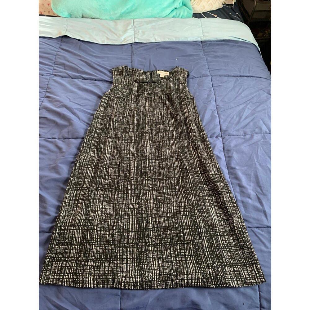 Cold Water Creek Knee-Length Dress Black and White​